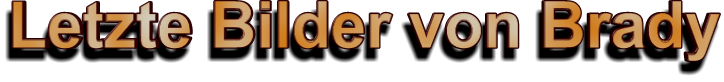 Letzte Bilder von Brady